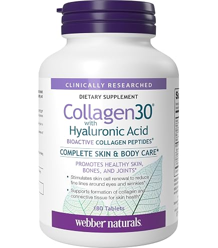 Amazon.com: Webber Naturals Collagen 30 with Ceramides, Bioactive Collagen Peptides, 120 Tablets, Hydrating Glow, Helps Improve Skin Hydration, Elasticity & Smoothness, Non GMO, Dairy & Gluten Free : Health & Household Amazon.com: Webber Naturals Collagen 30 with Ceramides, Bioactive Collagen Peptides, 120 Tablets, Hydrating Glow, Helps Improve Skin Hydration, Elasticity & Smoothness, Non GMO, Dairy & Gluten Free : Health & Household