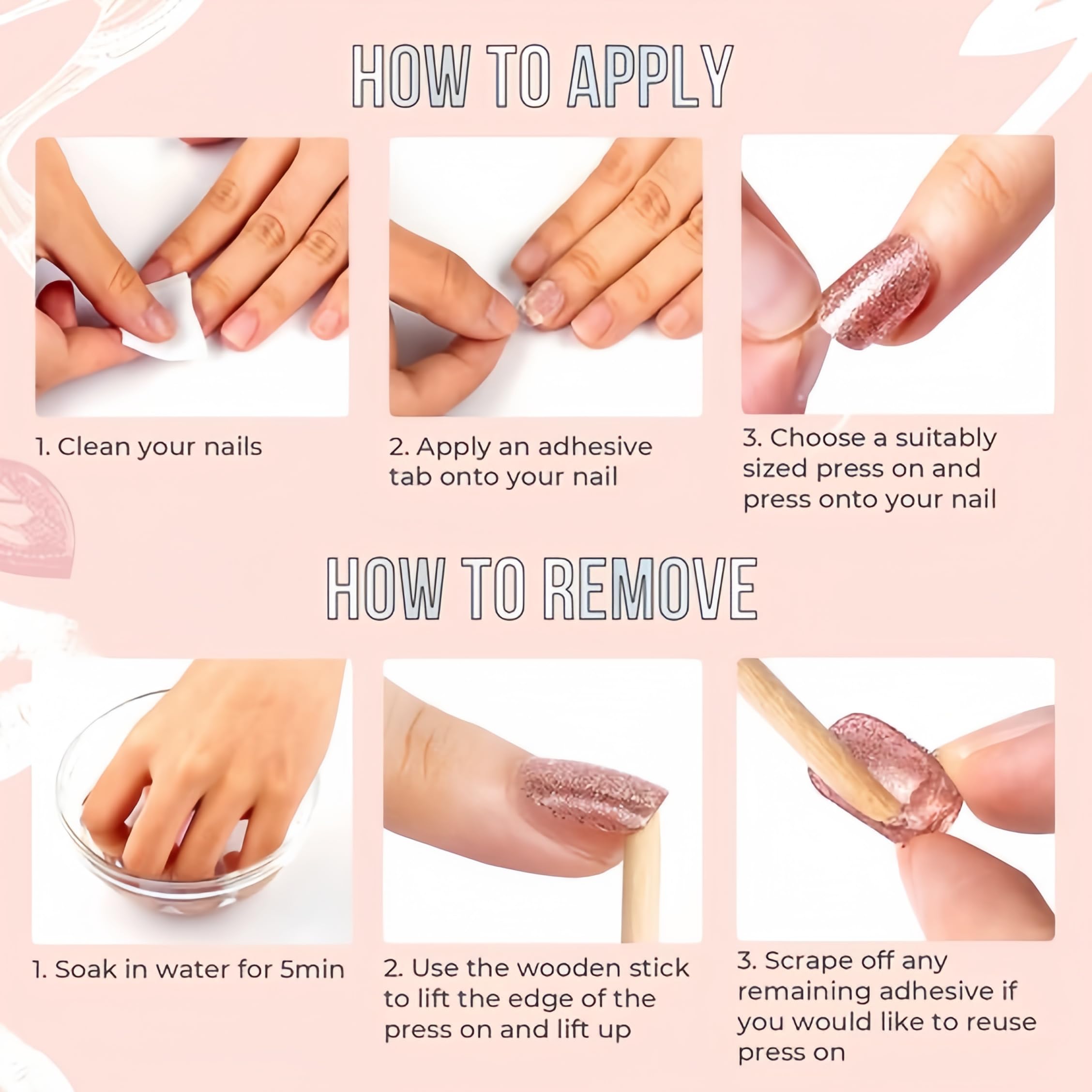 24Pcs St. Patrick's Day Press on Nails Short Square Green Glitter Tip Fake Nails Four Leaf Clover Stick on Nails With Glue on Nails Artificial Nails False Nails Holiday Gift False Nails for Women - Image 7