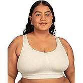 Fruit of The Loom Womens Fit for Me Collection: Plus Size Seamless Wireless Bra - Luxurious Blend for Ultimate Comfort