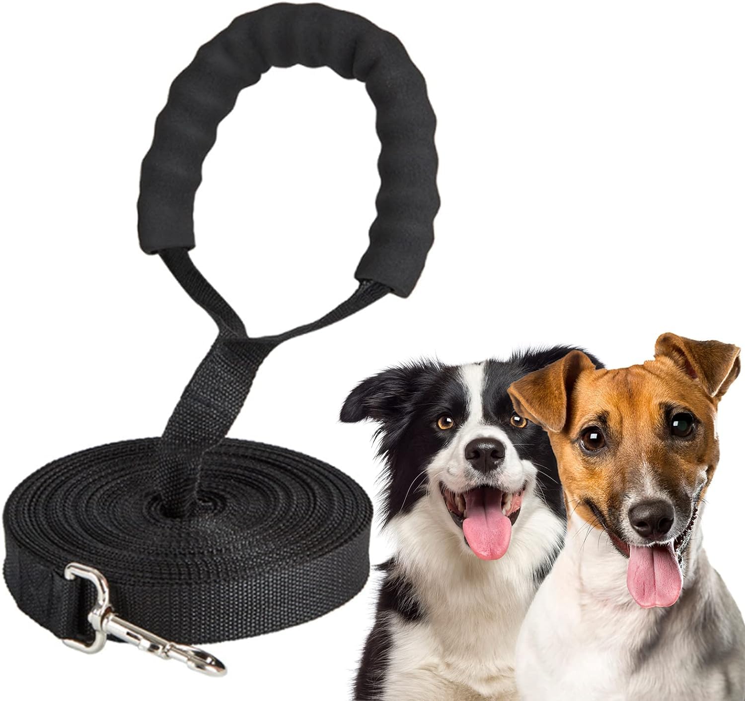 Dog Lead 5 m 10 m 15 m 20 m 30 m - Training Lead with Handle