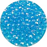 Daiyifiy 400 Pcs 8MM Round Faceted Acrylic Beads AB Color Transparent Crystal Acrylic Beads Round Bicone Beads for Jewelry Making, Bracelets Necklaces Earrings Wind (127- Lake Blue AB)
