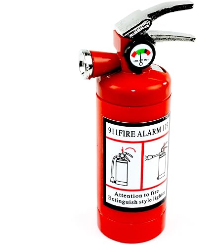fire extinguisher cigarette lighter Amazon.com: Mini Fire Extinguisher Style Shaped Butane Lighter for Cigar  Cigarette with LED Flashlight Refillable Open Flame Lighter : Health &  Household