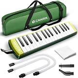 CAHAYA 32 Key Melodica CY0356 Wasabi Green with Carry Bag Dual Play</br> view 1