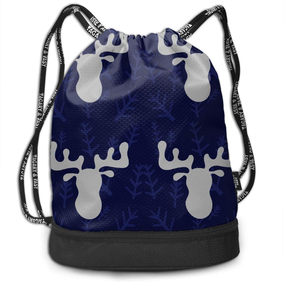 Drawstring Backpack Blue Moose Bags Drawstring Bags