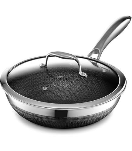Amazon.com: HexClad Hybrid Nonstick 10-Inch Frying Pan with