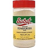 Sadaf Ground Fenugreek Seeds - Fenugreek Powder - Methi Powder for Cooking and Food Flavoring - Ideal for Middle Eastern Cuisine - Fenogreco en Polvo - 8 Oz Bottle With Shaker Top