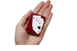FSAON 10 Decks Mini Playing Cards,Fun Party Toys Poker Cards,for Travel and Party,Gifts for Friends(5.3 * 3.8cm)