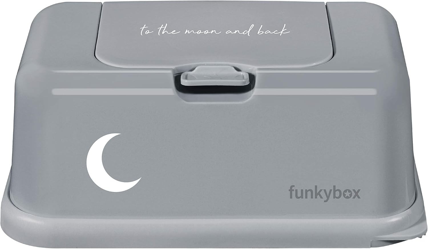 Funkybox FB45 - Caja para toallitas húmedas, diseño de luna, color gris: Amazon.es: Bebé