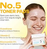 numbuzin No.5 Vitamin Niacinamide Toner Pads for Hyperpigmentation Dark Spots view 3