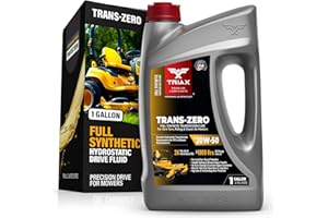 TRIAX Trans Zero 20W-50 Full Synthetic Hydro-Static Transmission Oil for Zero-Turn Mowers (1 Gallon)