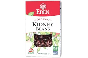 Eden Organic Dark Red Kidney Beans, Dry, USA Grown, Non GMO, 16 oz Box