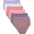 Fruit Of The Loom Women's 6pk 360 Stretch Seamless Hi-Cut Underwear...