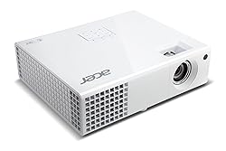 Acer P1173 SVGA DLP Projector, 3000 Lumens, 3D, White