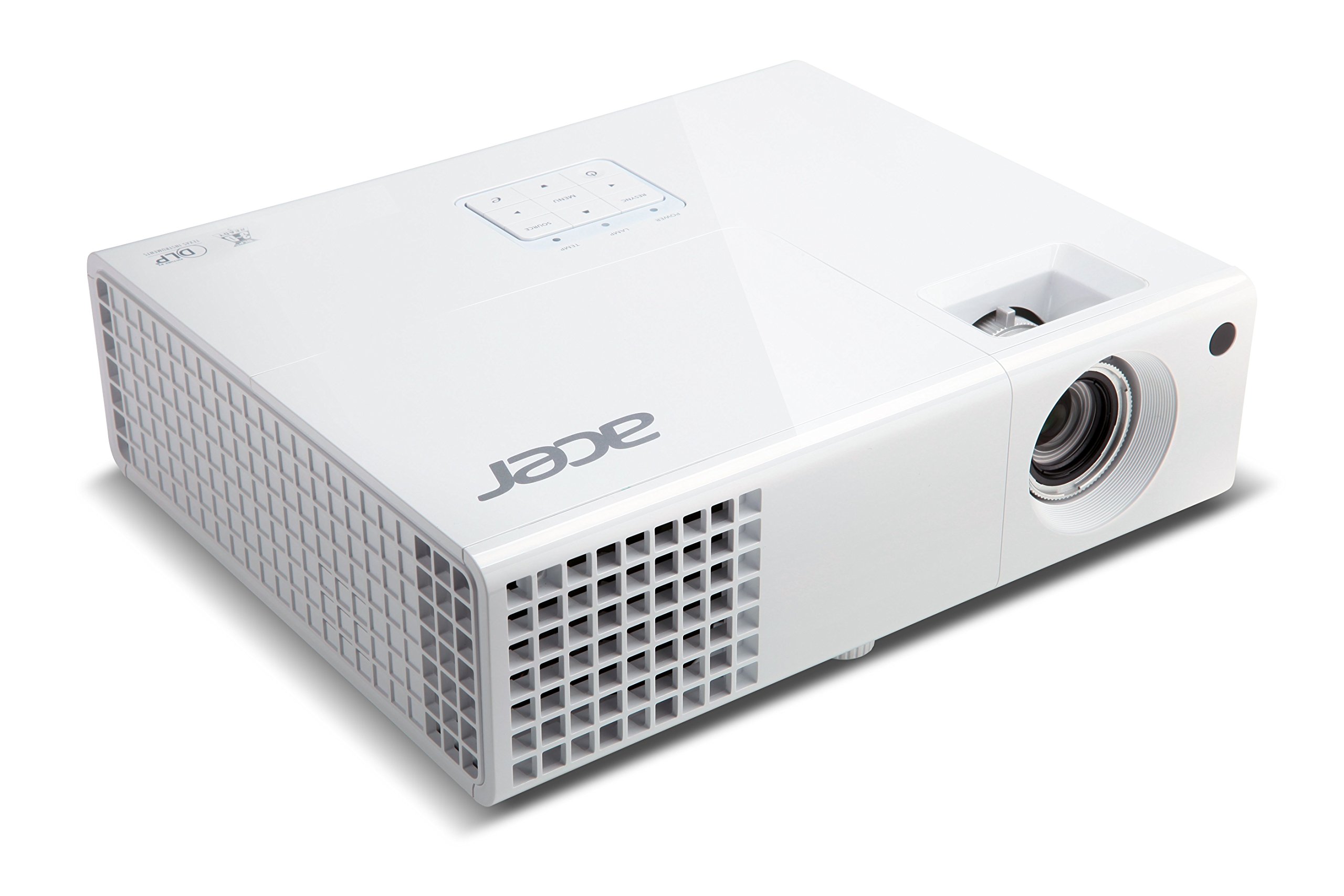 Acer P1173 SVGA DLP Projector, 3000 Lumens, 3D, White