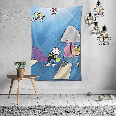 Amazon Co Jp パワーパフガールズ キャラ イラスト タペストリー おしゃれ レトロ 大判 壁掛け壁画 掛け ファブリック装飾 多機能 モダンなアート 模様替え 部屋 窓カーテン 装飾用品 Generic