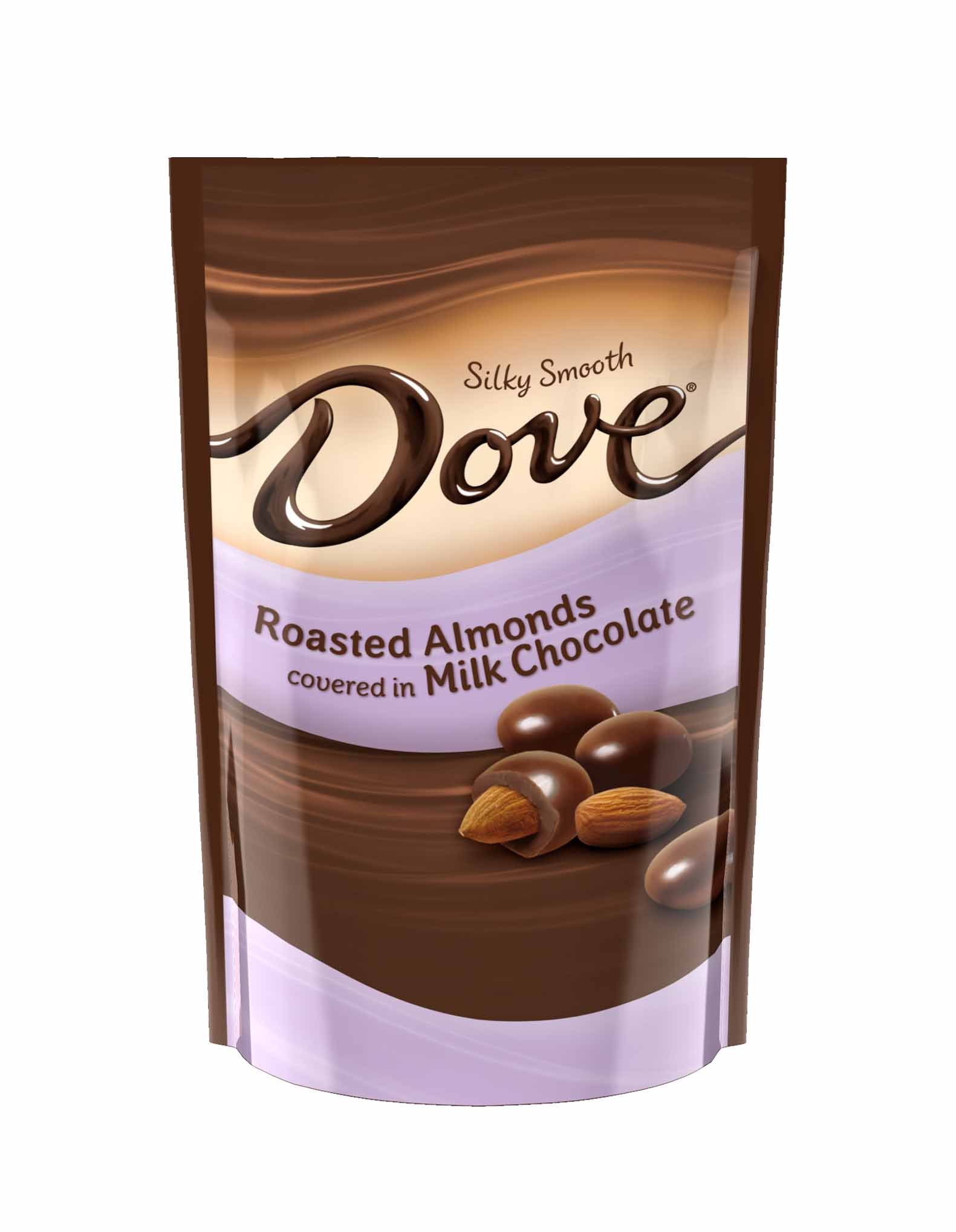 Dove Milk Chocolate Almond Candy, 4.5 Ounce Bag (Pack of 4