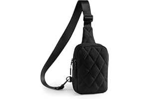 MEISEY Quilted Puffer Sling Bag for Women Small Backpack Crossbody Chest Bag Fanny Packs Purses for Casual Traveling Hiking
