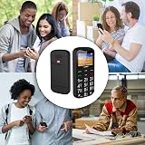 uleway Big Button Mobile Phone for Elderly GSM Unlocked SOS Dual SIM Black view 6