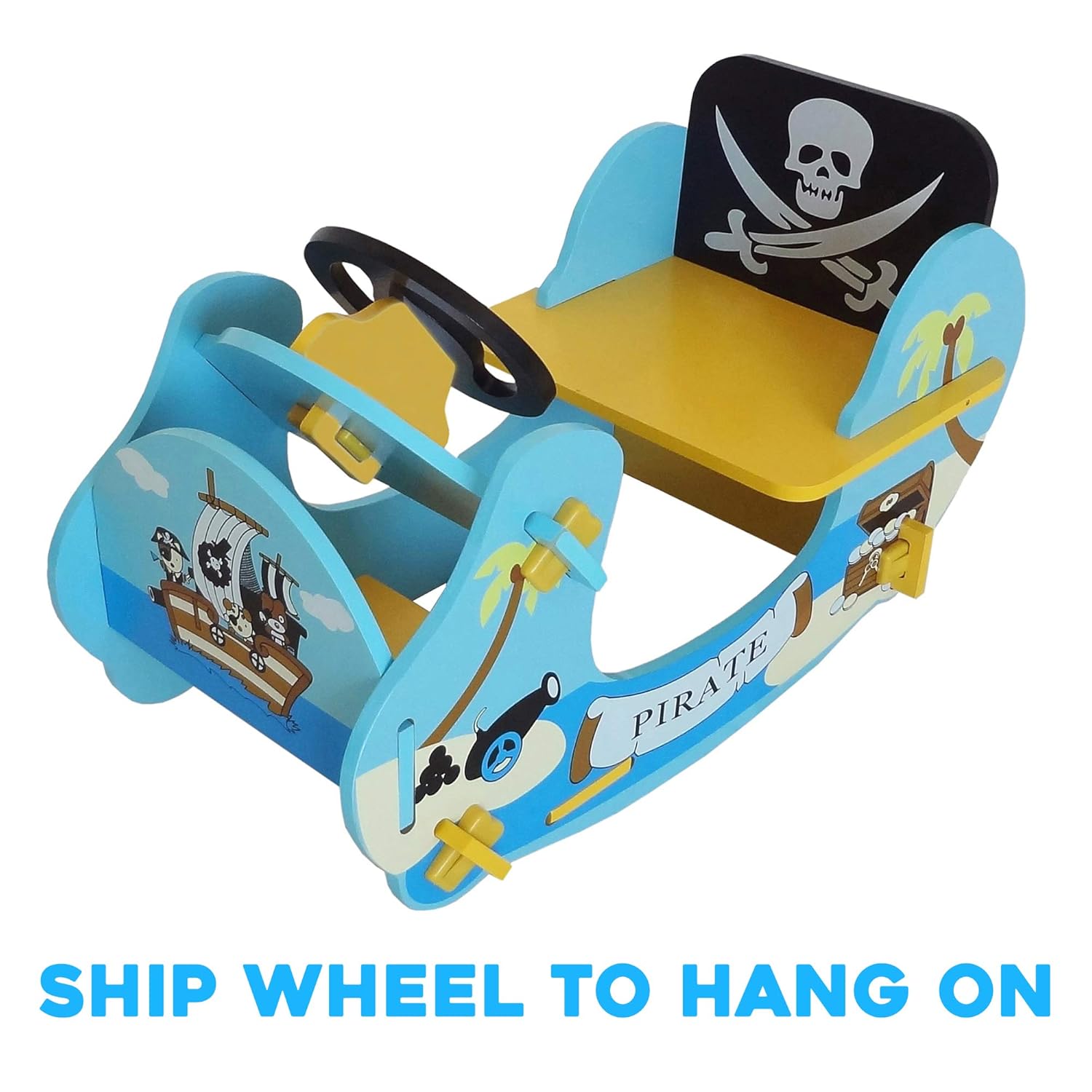 pirate ship rocking horse