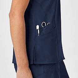 WonderWink Womens Stylized V-Neck Top Medical