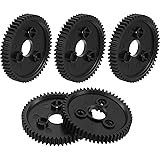 Sumind 5 Pieces 54T 0.8 32 Pitch Plastic Spur Gear