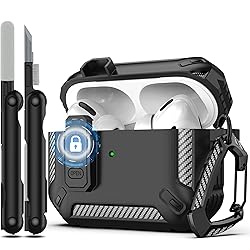 RFUNGUANGO for AirPods Pro Case Cover with Cleaner