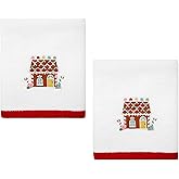 Avanti Linens - Hand Towels, Soft & Absorbent, Christmas Decorations, Set of 2 (Sweet Treat Collection)