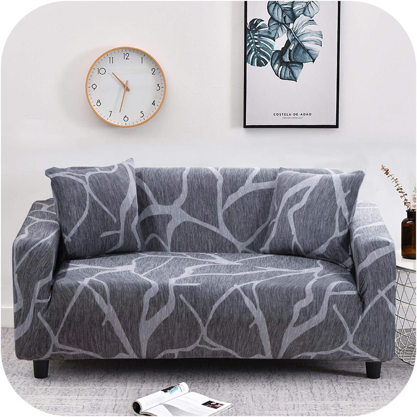 Sofa covers Printed Elastic Fitted Section Cover Full Full 1 UnitColor