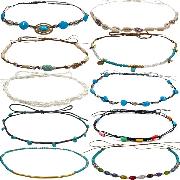 Amazon.com: nemokamai 10 PCS Cowboy Hat Bands for Men Women  display picture 1