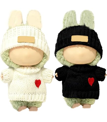 Vêtements Pour Poupée Labubu 15-17 Cm - Ensemble Fait Main, Déguisements Et Accessoires Mignons