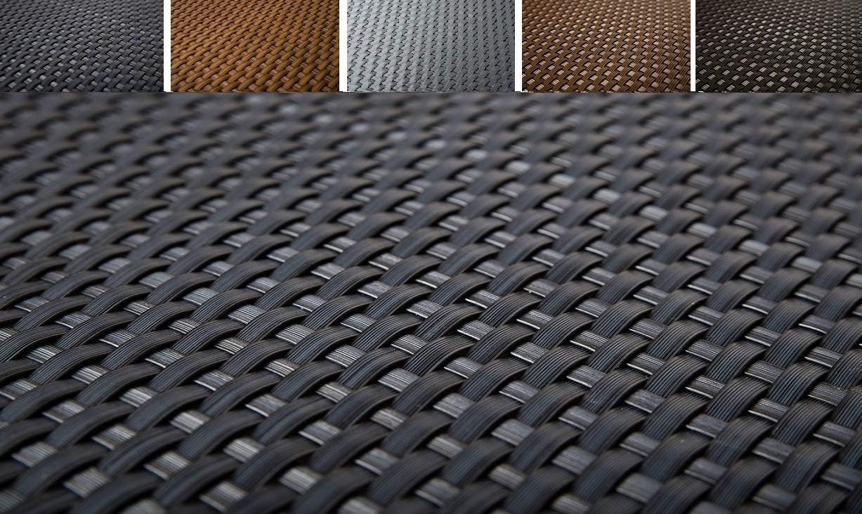 PVC Sichtschutzmatte Mit Kabelbindern – Für Balkon, Garten, Terrasse, 80 X 500 Cm, Anthrazit
