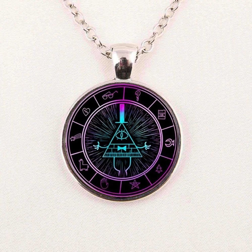 Steampunk Drama Gravity Falls Mysteries Bill Cipher Wheel Pendant Necklace