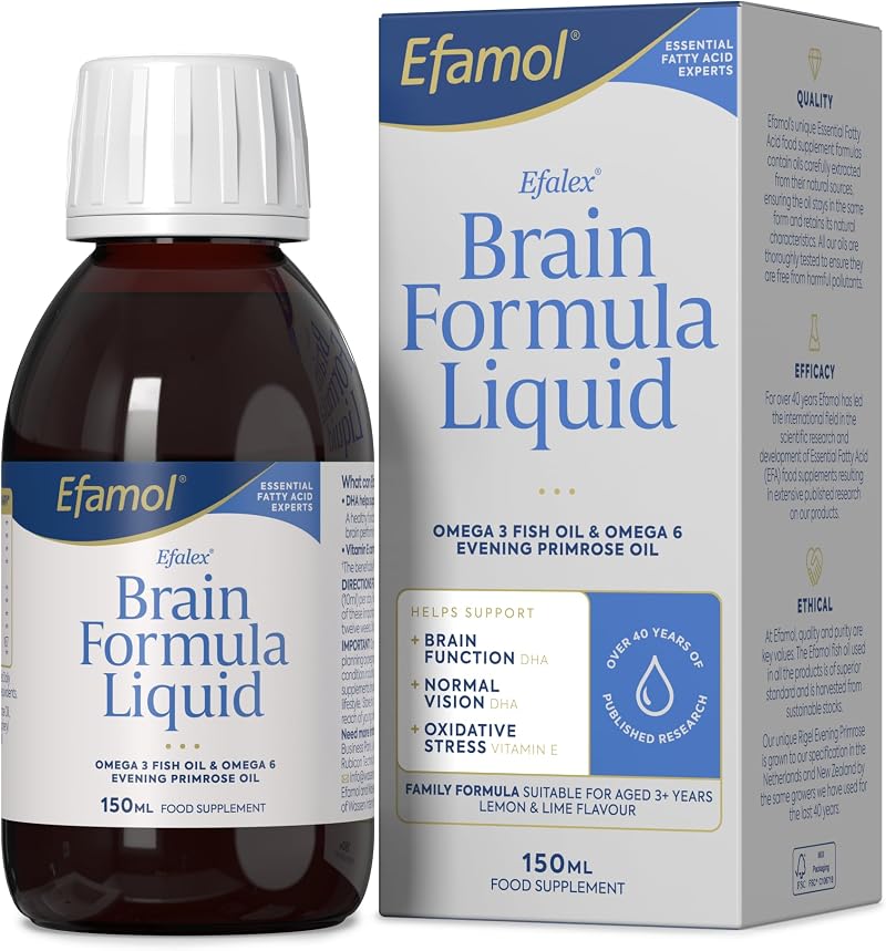 Efamol Efalex Brain Formula Liquid 150ml Omega 3 DHA EPA