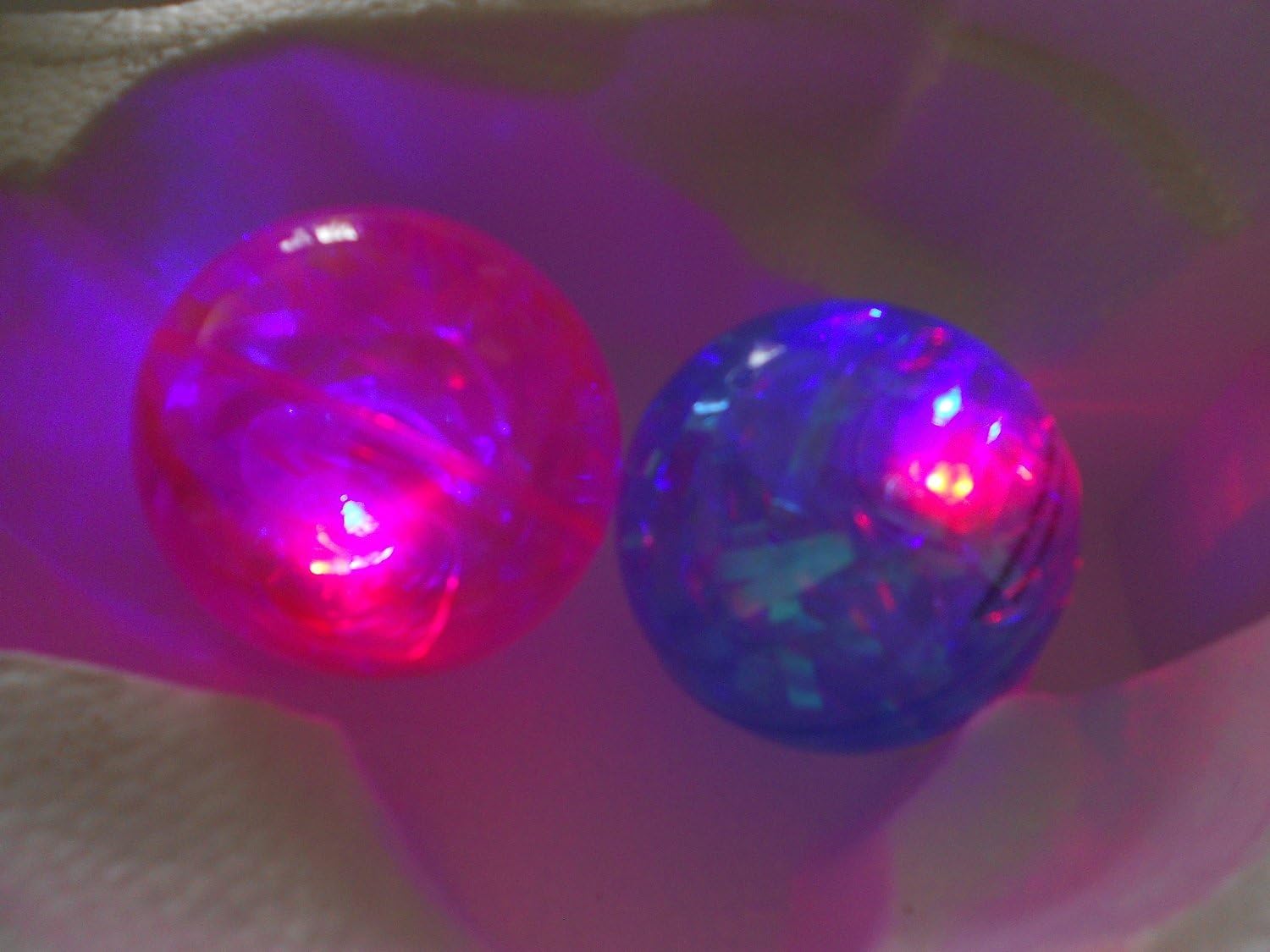 bouncy ball with light inside