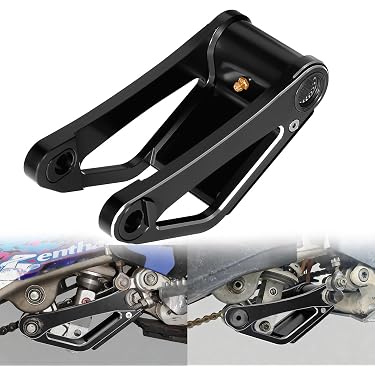 thumbnail image 2 of Rear Lowering Drop Link Bracket Mount Kit For 2018-2025 Honda Goldwing GL1800 – 21ST Aluminum (Black) 2 of 5