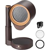 GLENCREAG Portable Desktop Range Hood, 3-Speed Exhaust Fan | Dual Filtration, 30-180 Degree Adjustable Angle, For Tabletop BBQ and Hot Pot, RV and Apartment Use, Compact Design