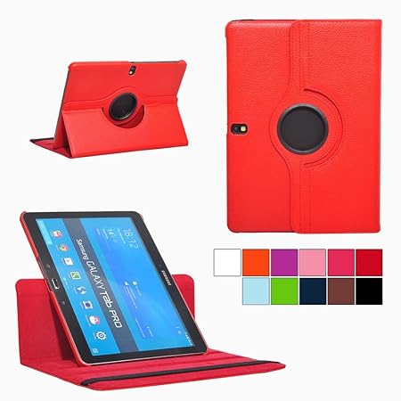 COOVY® Cover für Samsung Galaxy TAB PRO 10.1 SM-T520 SM-T525 ROTATION 360° SMART HÜLLE TASCHE ETUI CASE SCHUTZ STÄNDER | Farb