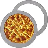 YOUFORZX 2PCS Adjustable Baking Pie Crust Shield Protector Cover for Edges of Pie - 8-inch to 11.5-inch (Grey Grey)