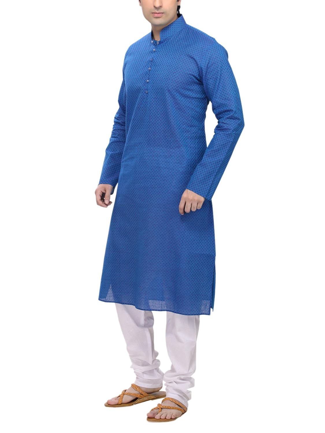 rg designers blue kurta pyjama set