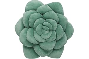 OtGalk Hand-Stitched Plush Decorative Throw Pillow. Plant-Shaped Pillows and Flower Pillows, Plush Cushions for Bedroom and Home Decoration, 19.7in/50CM