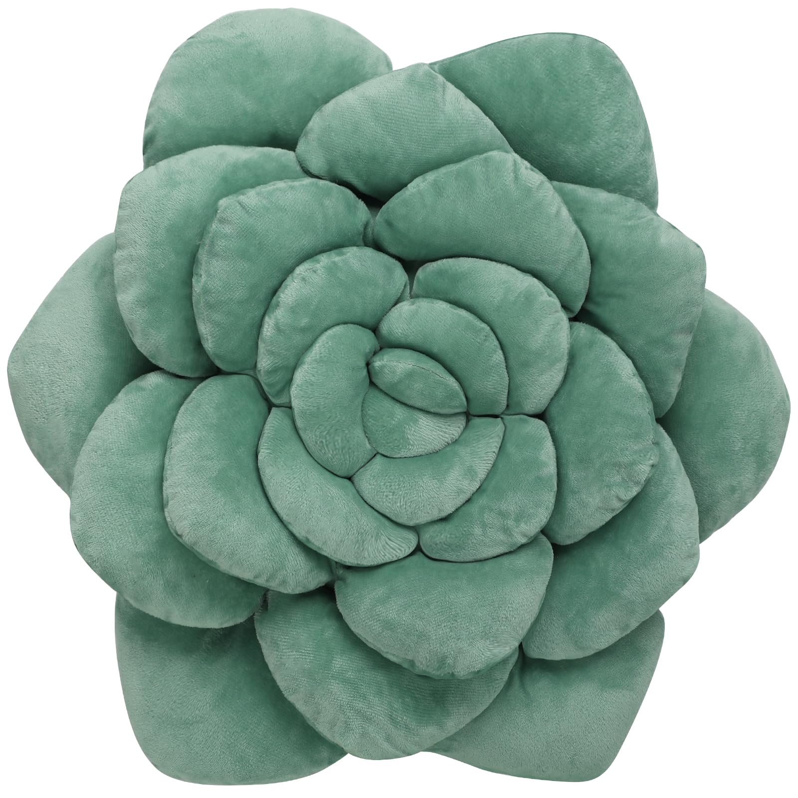 Photo 1 of OtGalk Hand-Stitched Plush Decorative Throw Pillow. Plant-Shaped Pillows and Flower Pillows, Plush Cushions for Bedroom and Home Decoration, 19.7in/50CM