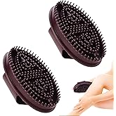 2 PCS Meridian Brush Massage Brush,Meridian Brush Body,Brush for Belly Body Brush, for Scalp Full Body Relaxation Massage Gentle Exfoliation, Moisturizing