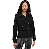 Good American Women's Cropped Trench Jacket