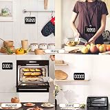 XREXS Rechargeable Kitchen Timer Digital LED Display Adjustable Brightness view 7