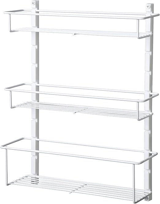 Amazon Com Closetmaid Kitchen Spice Rack White Closetmaid Wall Cabinet Kitchen Dining