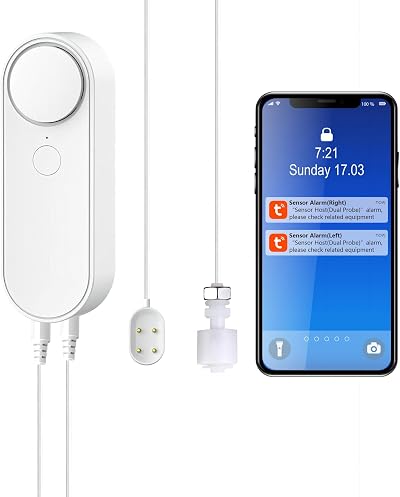 Mengshen WiFi Water Leak & Level Detector 2-in-1 Tuya Smart Sensor
