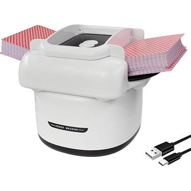 Amazon.com : JOYMANIC Automatic Card Shuffler 4 Deck for Poker