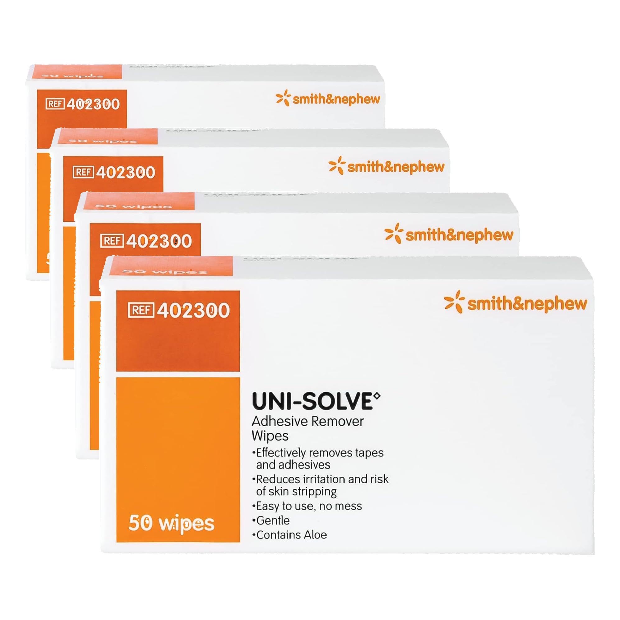 Uni Solve 402300 Adhesive Remover Wipe, Pack of 200 Image