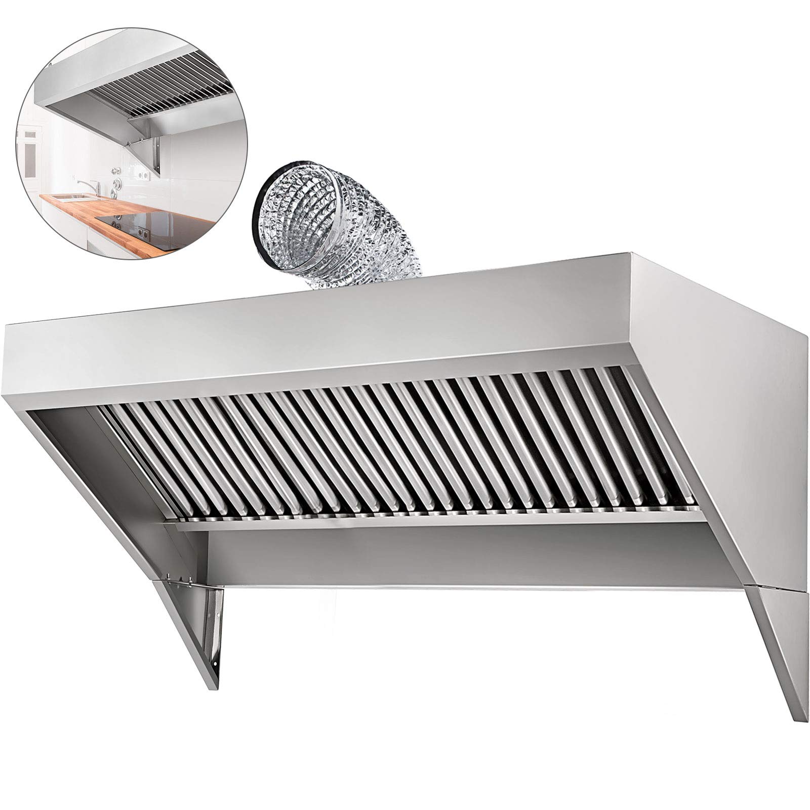 Mua VEVOR Concession Trailer Hood, 6FT Long Food Truck Hood Exhaust, 6