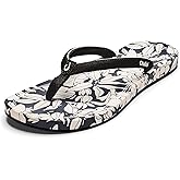 OLUKAI Uiki Women's Beach Sandal, Quick-Dry Flip-Flop Slides, Water Resistant, Wet Grip Soles & Compression Molded Footbed